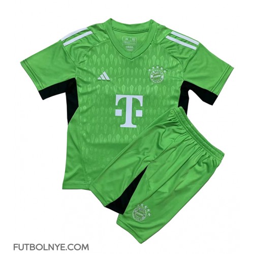 Camiseta Bayern Munich Portero Primera Equipación para niños 2023-24 manga corta (+ pantalones cortos)